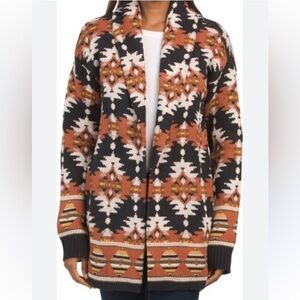 Lucky brand, Aztec cardigan